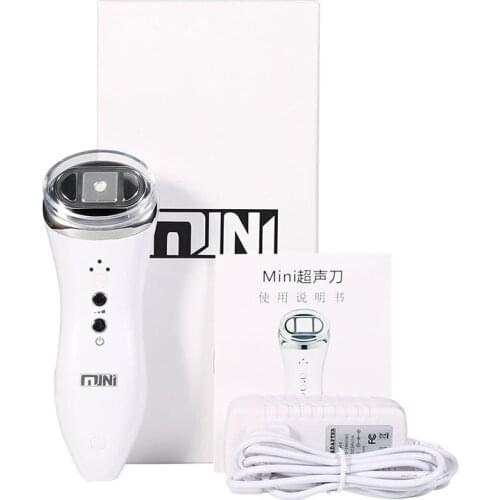 RF Radio Frequency Face Lifting Device Skin Tightening Mini Hifu Wrinkle Removal Ultrasonic LED Facial Massage Beauty Machine