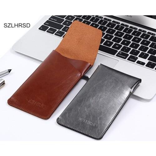 SZLHRSD for Ramos MOS3 super slim sleeve pouch cover, microfiber stitch case For Samsung Galaxy A7 (2018) A730F Phone bag