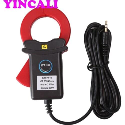 ETCR040 High Accuracy Clamp Leakage Current Sensor For AC Leakage Current, Current, Harmonic Current Measurement Range 0.00~300A