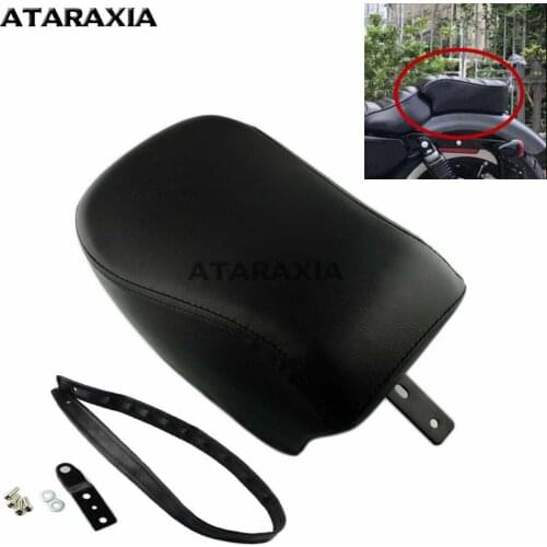 Motorcycle Rear Seat Pillion Pad For Harley Iron 883 XL883N 2016-2020 Iron 1200 XL1200NS 2018-2020 Leather Rear Seat