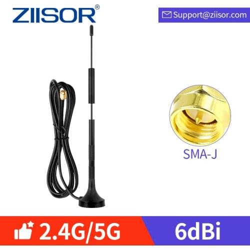 2.4G/5GHz High Gain Suction Cup Antenna 5.8G Wireless Module / Image Transmission Router WiFi Signal Enhancement