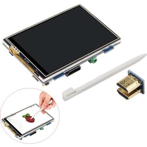 3.5 inch HDMI Interface 480*320 Adjustable Touch Display Screen For Raspberry Pi 3