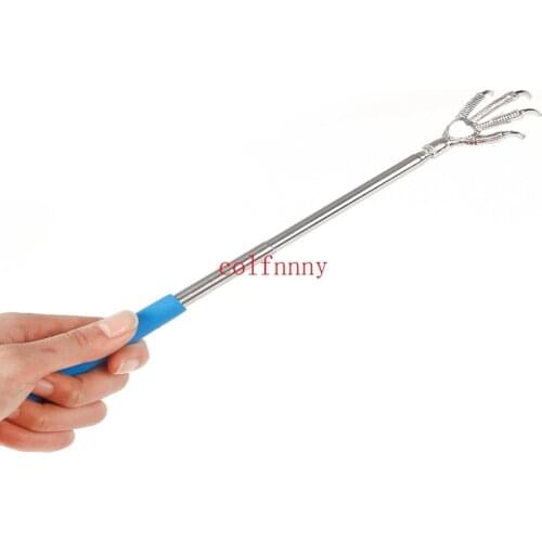 300PCS/lot Fast Shipping Convenient Claw Telescopic Ultimate Stainless Steel Back Scratcher extendible From 22 to 59cm