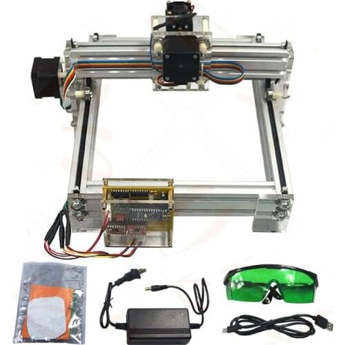 500MW Desktop DIY Violet LY 2017 mini Laser Engraver Picture CNC Printer 20*17CM