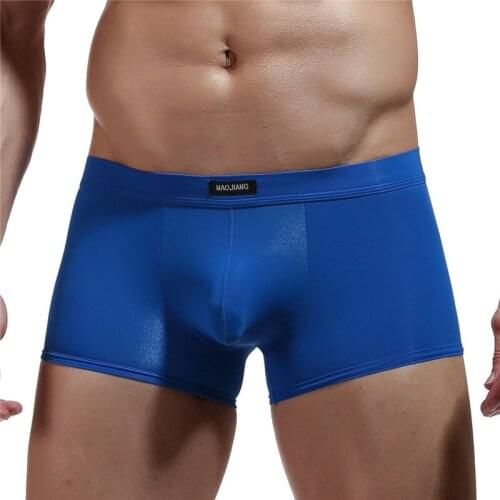 Boxer Men Underwear Boxershorts Men Hot Sale Breathable Male Boxer Ice Silky Panties Underpants Man Boxer Shorts