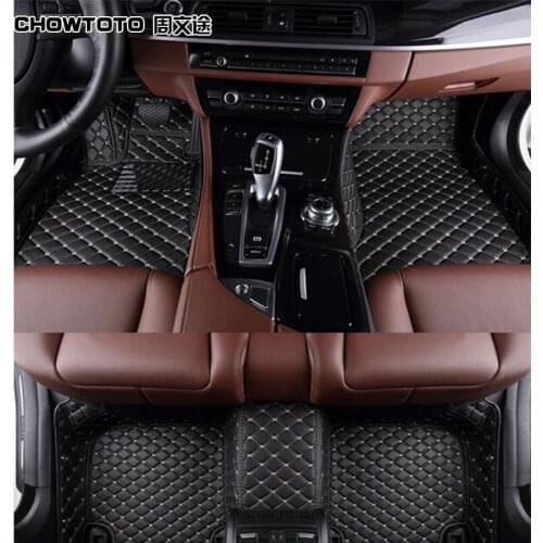 CHOWTOTOAA Custom Special Floor Mats For Fiat Freemont Viaggio 500 Bravo Ottimo Non-slip Waterproof Carpets Car-styling Foot Mat