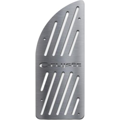 Citroen C-elysee Chrome Foot Rest Pedal-2015 -2019 Auto Spare Parts Inner Parts Pedals Car For