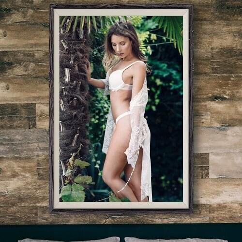 E123 Miluniel Louis Sexy Model Movie Star Wall Silk Cloth Poster Art Home Decoration Gift