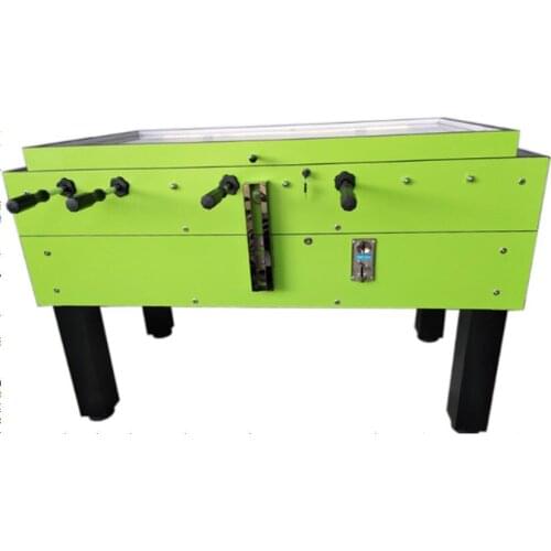Coin operated adult soccer table with glass cover