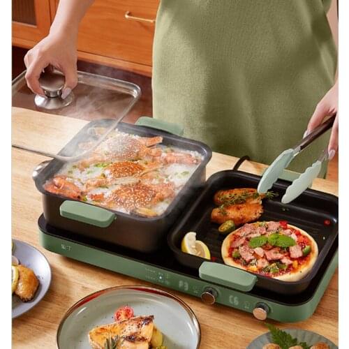 Guoding Household Intelligent Double Stove Induction Cooker High-power Double-port Multi-function Cooking Electric Hot Pot