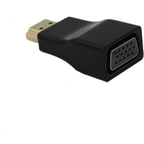HDMI-compatible VGA Adapter Converter Cable HDMI-compatible VGA Male To Famale Connector 1080P Digital to Analog Video Audio