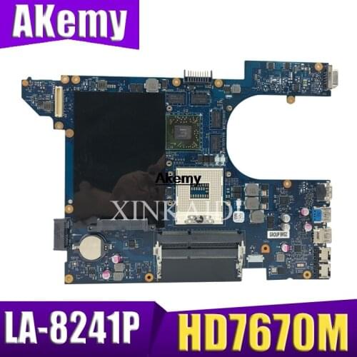 LA-8241P Laptop motherboard For DELL Inspiron 15R-5520 original mainboard HD7670M
