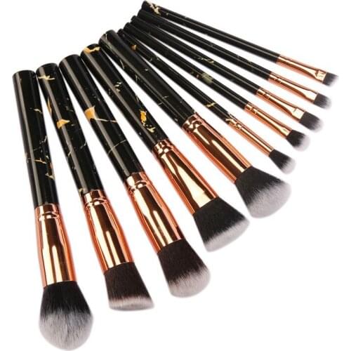 10pcs/set makeup brushes set for cosmetic foundation powder blush eyeshadow make up brush beauty tool