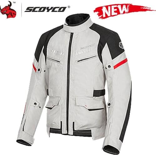 SCOYCO NEW Motorcycle Jacket Men Women Jaqueta Motocross Jacket Moto Jacket Waterproof With Removeable Linner For 4 Season