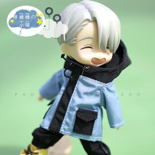 OB11 doll coat ● Charge coat ● Patchwork color Super versatile casual coat Clay GSC P9 doll accessories