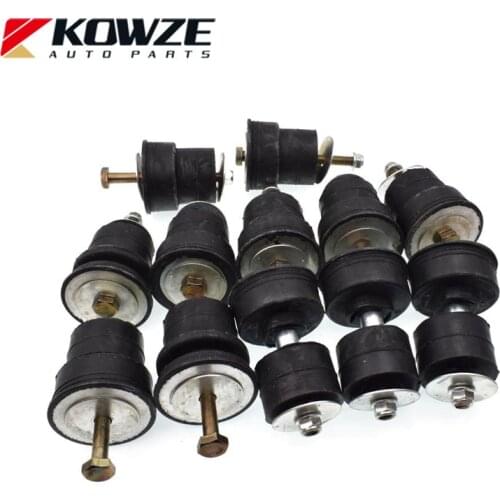 KOWZE 12pcs Body Mounting Cushion fit for Mitsubishi Montero Pajero 1986-2004 Montero Pajero Sport 1998-2009 MB275630 MB275632