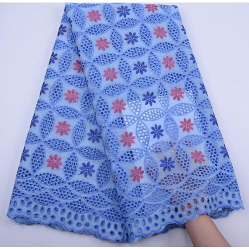 Swiss Voile Lace In Switzerland 2020 High Quality Lace African Holes Cotton Lace Fabric Nigerian Dry Lace For Wedding YT1778