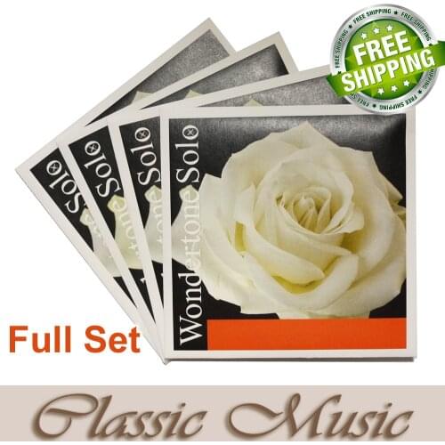 Pirastro wondertone solo violin strings(410521) ,Full set(G,D,A,E) ,Ball end, Free shipping ,made in Germany
