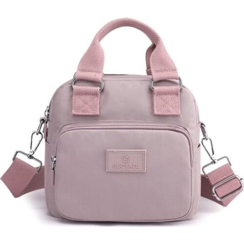 Womens Shoulder Bag Nylon Handbag Large Capacity New Fashion Messenger Bag Small Fashion Womens Single Shoulder Tote