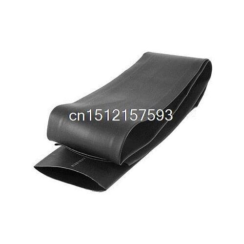 1 Meter 50mm Dia Ratio 2:1 Heat Shrinkable Shrinking Tube Black