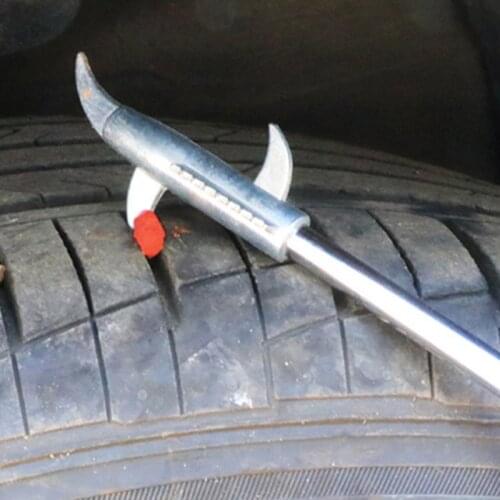 1PC Car Tire Stone Cleaner Groove Broken Stone Remover Tire Cleaning Hook Tire Cleaning Tool Car-styling