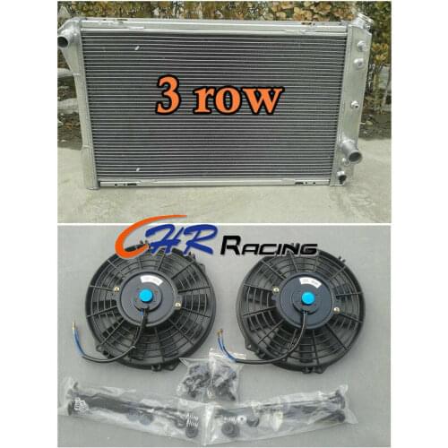 3 ROW ALUMINUM RADIATOR 1982-1992 Pontiac Firebird/Trans Am/Chevy Camaro+2*FANS