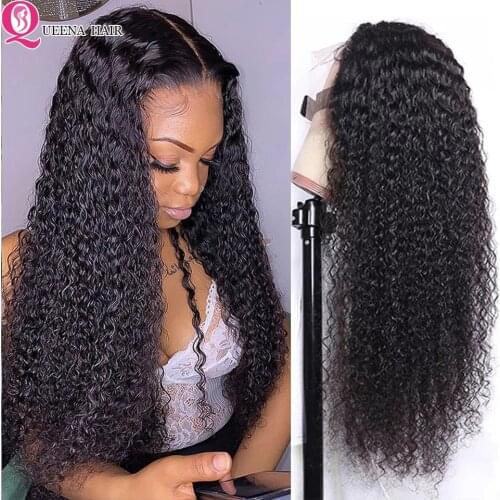 30 Inch Curly Lace Front Human Hair Wig Curly Human Hair Wigs Brazilian Curly Lace Frontal Wig Pre Plucked 4x4 Lace Closure Wig