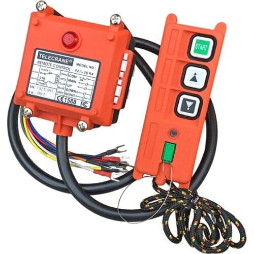 Wireless Industrial Remote Controller Electric Hoist Remote Control Winding Engine Sand-blast Equipment Used F21-2S 3 Button