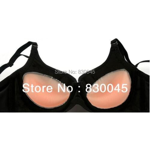 Bra enhanced Small-crescent shaped 100%Silicone Bra Inserts