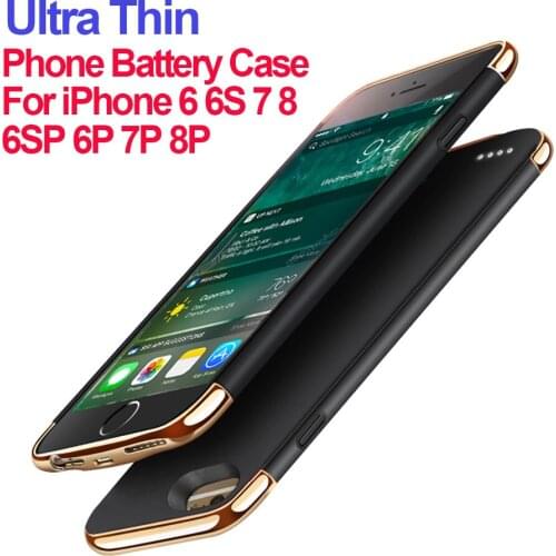 3500/4000mAh Portable Ultra Thin Silm Phone Battery Case External Batery Charging Case For iPhone 6 6s 7 8 6PLUS 7 Plus 8 Plus