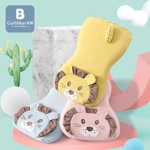Curbblan Cartoon Baby Pillow Slow Rebound Foam Memory Cotton Head Shaping Prevent Flat Care Pillows Bedding Newborn 44*26cm