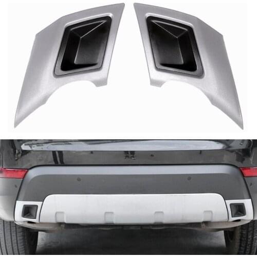 For Land Rover Discovery 5 S/SE LR5 2017 2018 Car Tail Throat Exhaust Decor Protection Cover Trim Styling Moldings Accessories