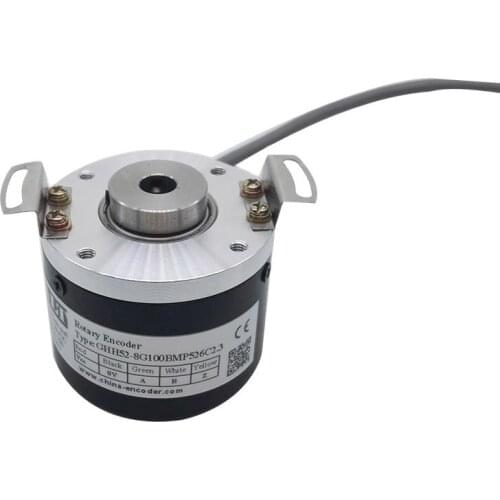 GHH52-08G Series PNP Output Incremental Hollow Shaft Encoder 8mm Hole 100 200 360 500 1000 1024 2000 2048 2500Pulse
