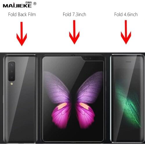 3 in 1 Full Cover Hydrogel Film for Samsung Galaxy Z Fold 2 Front Back Soft Screen Protector for Samsung Galaxy Fold Nano Film