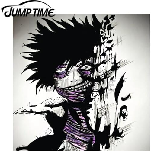 JumpTime 13 x 11.8cm Dabi My Hero Academia Fine Decal Body for Car DIY Custom Printing Bumper Window Decoration Car Stickers