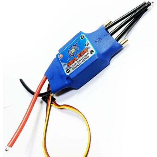 50A Swiss Brushless Motor Boat Speed Controller ESC reverse Ship Forward/Backward Water Cool For RC Boat Jet Ship Parts