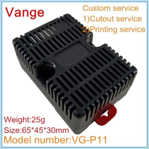 10pcs/lot mould making injection box ABS plastic project box case 65*45*30mm for Din-rail battery product