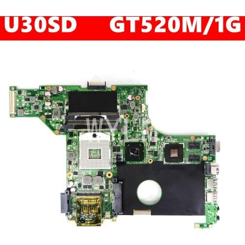 U30SD GT520M/1G mainboard REV2.0 For U30SD U30S N12P-GV-S-A1 laptop motherboard 60-N3ZMB1300-A19 100% Tested Working