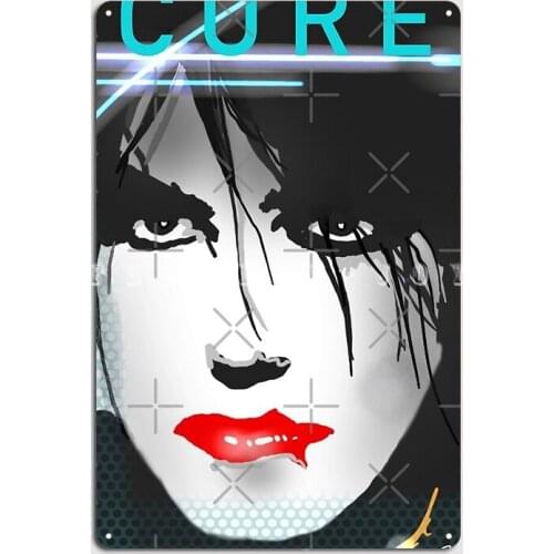 Robert Smith Metal Plaque Poster Club Party Home Create Plaques Tin Sign Poster