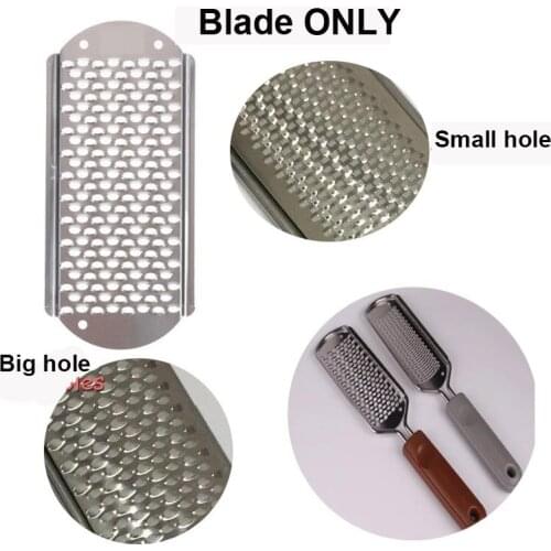Metal Pedicure Foot File Stainless Steel Callus Remover Personal Care Tool Metal Sanding Cuticle Tools with Replaceable Blade