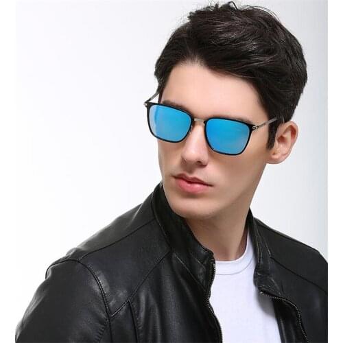 Fashion Men Sunglasses Mirror Polarized Glasses Square Designer Luxury Glasses For Drivers Fishing Travel Goggles gafas UV400