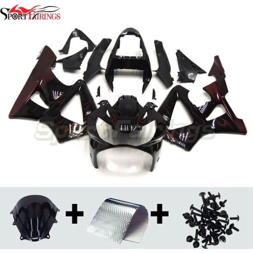 Motorcycle Full Fairing Kits For Honda CBR900RR 929 Year 00 01 CBR929RR 2000 2001 00 01 Injection ABS Plastic Bodywork Black Red