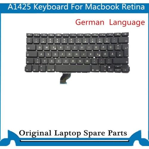5PCS/Lot Original New Keyboard For Macbook Pro Retina A1425 Germany Language DE