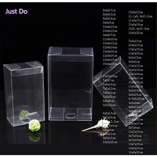 8*6*16cm PVC plastic display box PVC Toy Car Display Boxes Transparent Box Model Toy Car Wheels Dust-proof Exhibition Box