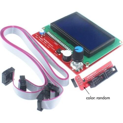 LCD Graphic Smart Display Controller Board with Adapter and Cable 1.4 Motherboard Smart Controller Screen for 3D Printer