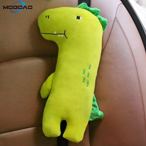 Seat Belt Pillow for Kids Car Seatbelt Cover Stuffed Plush Animal Travel Pillow for Road Trips Cushion Vehicle Safety Belt Pads