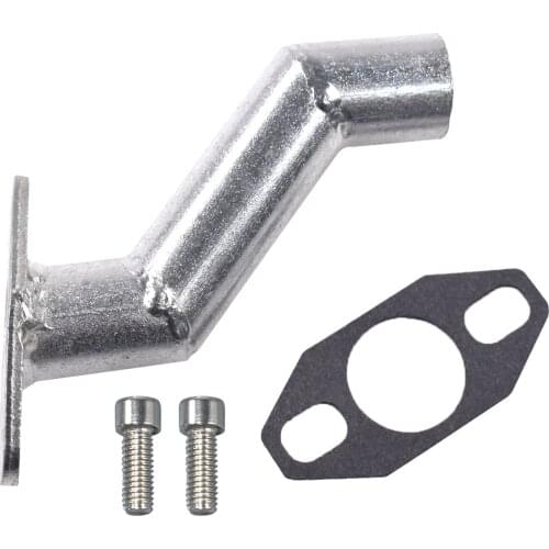 32-40mm Silver Short Offset Intake Manifold Gasket 49cc 60cc 80cc Motorized Bike