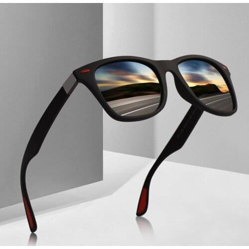 Polarized Sunglasses Men UV400 Square Polarizing Glasses Classic Retro Brand Design Driving Sun Glasses Women