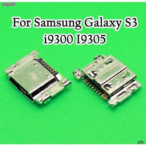 10pcs original Mini micro USB Charging Port Power Jack For Samsung Galaxy S3 i9300 I9305 USB Connector Micro USB Socket 11pin