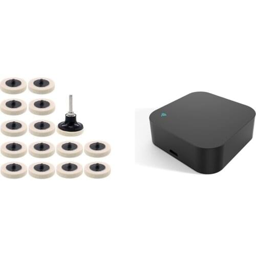 16Pcs 2 Inch Fabric Buffing Pads Wheels Disc Holder With Infrared Rays Remote Controls Temperature Humidity Sensors